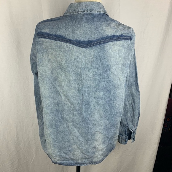 Stylemint distressed jean shirt - Picture 3 of 7